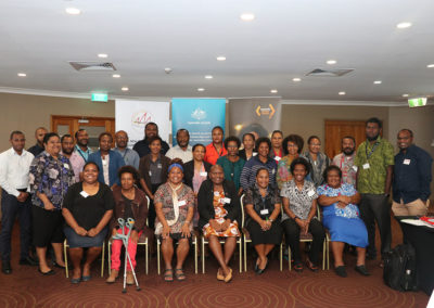 2018 PNGAAA Disability Inclusive Development Workshop group photo